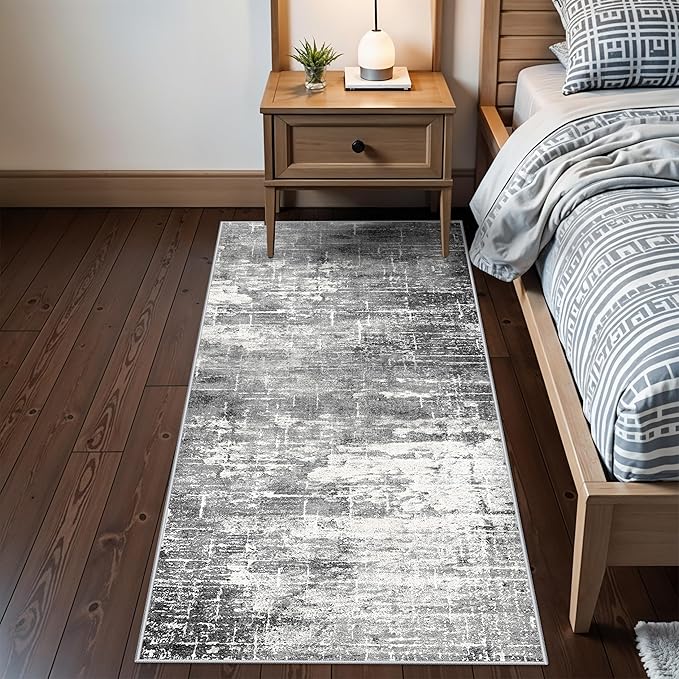 2x6 Abstract Kitchen Runner Rug - Image 2