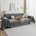 MYSKY HOME Couch Covers for Sofa, Dog Couch Cover Protector, Dark Grey Lines by MYSKYHOME