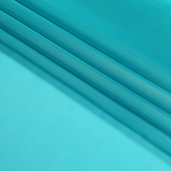 OWENIE Turquoise Blue Sheer Curtains, Sheer Curtains 84 inch Length 2 Panels Set - Image 8