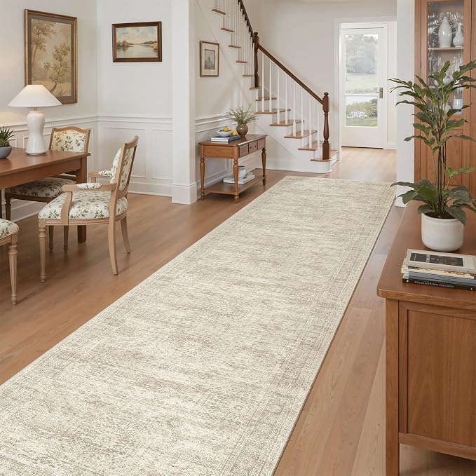 Runner Rug 3x12 Washable Non-Slip Hallway Runner Rugs - Image 3