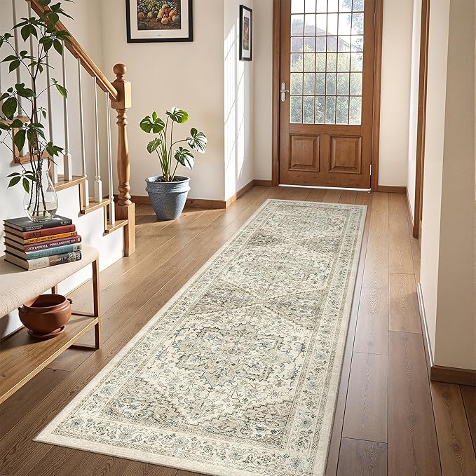 Runner Rug 2x6, Non Slip Washable Rugs by Restydon