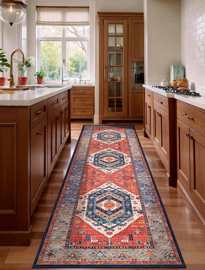 SERISSA Runner Rug for Hallways, 3x10 Washable Non Slip Kitchen Runner Rug - Image 7