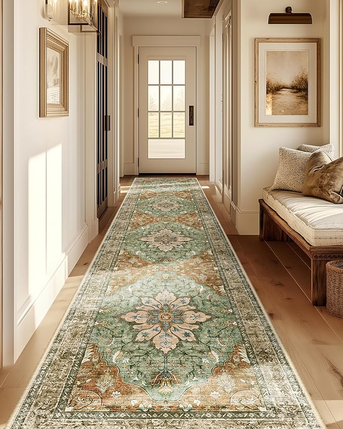Area Rugs 2'x10' Runner Rug Non Slip Washable - Image 2