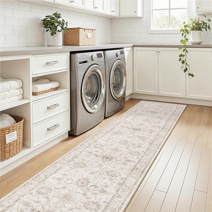Madane Runner Rug 2x10 for Hallway, Kitchen Non-Slip Runner Rug - Image 3