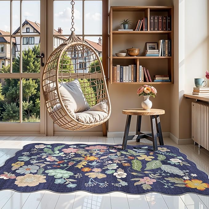 Washable 3x5 Entryway Area Rugs: Ultra Soft Low Pile Carpet - Image 2