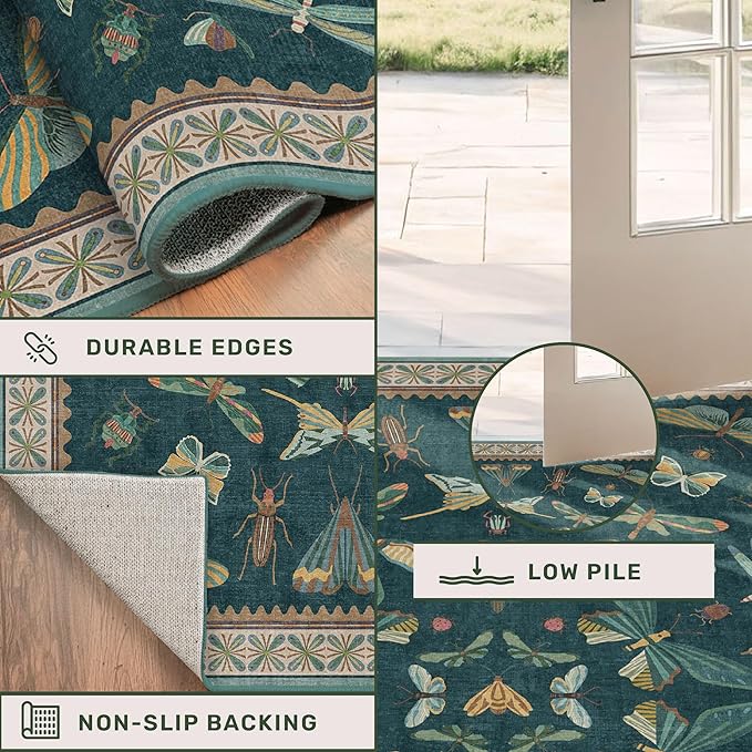 Hazo Haus Emerald Green Entry Rugs - Image 4