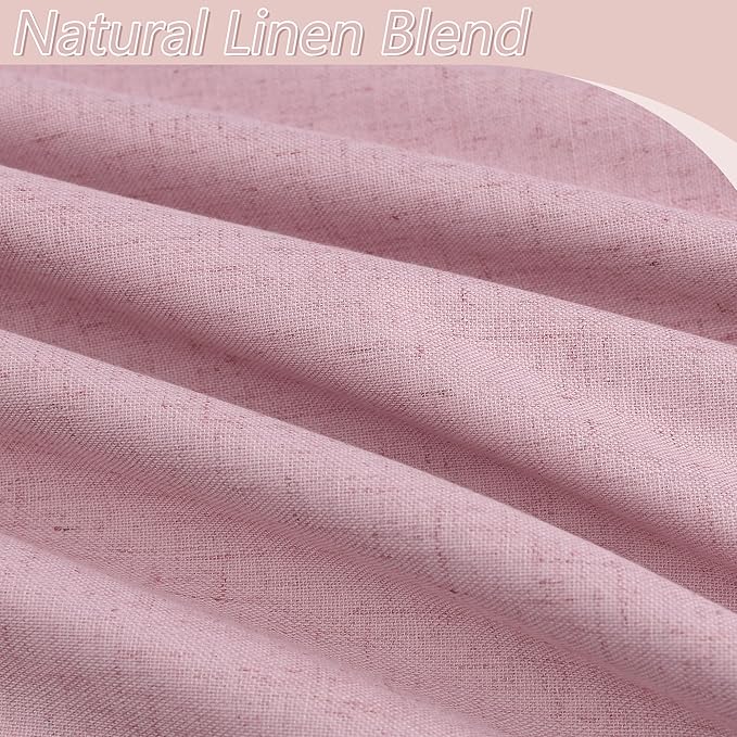 Guken 100% Blackout Curtains 102 Inch Length 2 Panels Set - Image 3