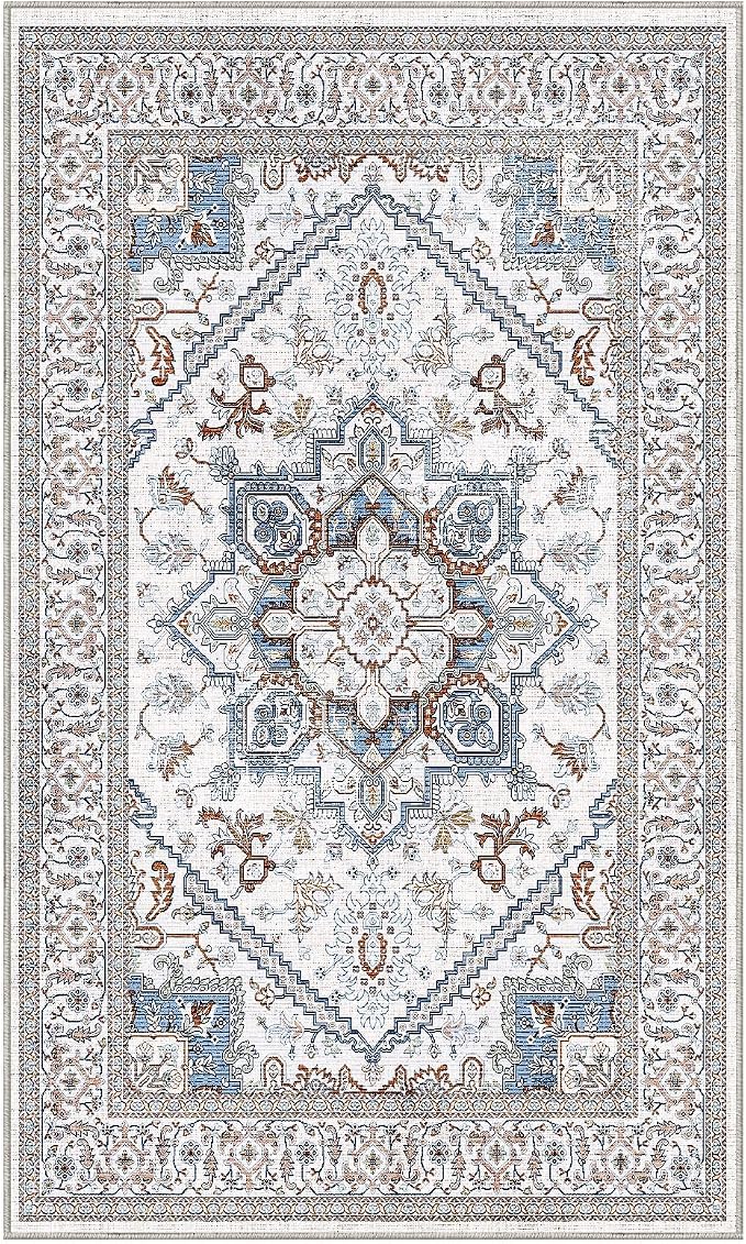 OPPODREAM Soft Neutral Area Rugs 3x5, Washable Rugs - Image 8