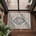 Entryway Rug - 2x3 Washable Rug Runner by Restydon