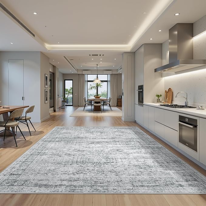 5x7 Area Rugs, Ultra-Thin Washable Rugs - Image 3