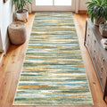Lansny Modern Abstract Runner Rug 2.6x8 by lansny