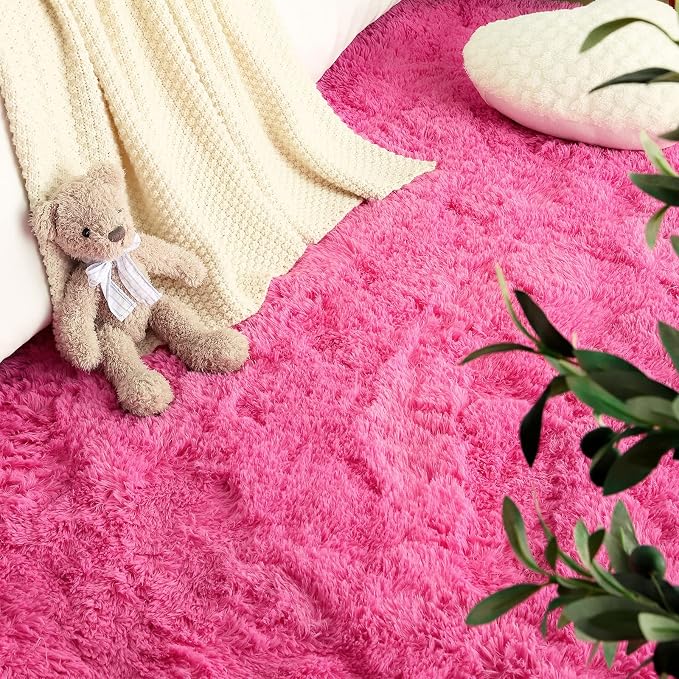 LOCHAS Ultra Soft Indoor Modern Area Rugs Fluffy Living Room Carpets - Image 5