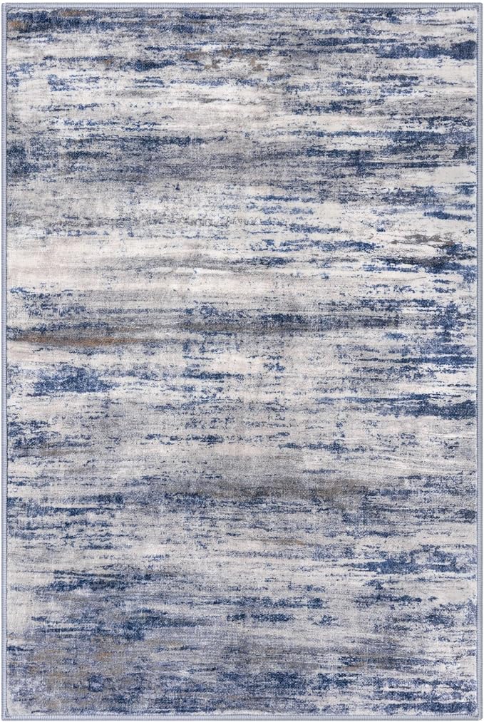 KOZYFLY Modern Abstract Rugs for Entryway 2x3, Washable Kitchen Rug Non-Slip - Image 9