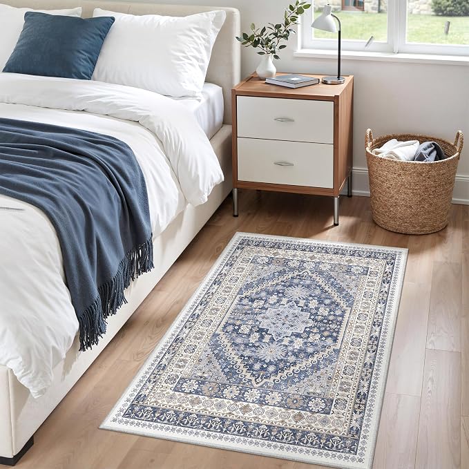 zesthome 2x3 Entryway Rug, Soft Washable Rugs, Non Slip Area Rug, Stain by Zesthome