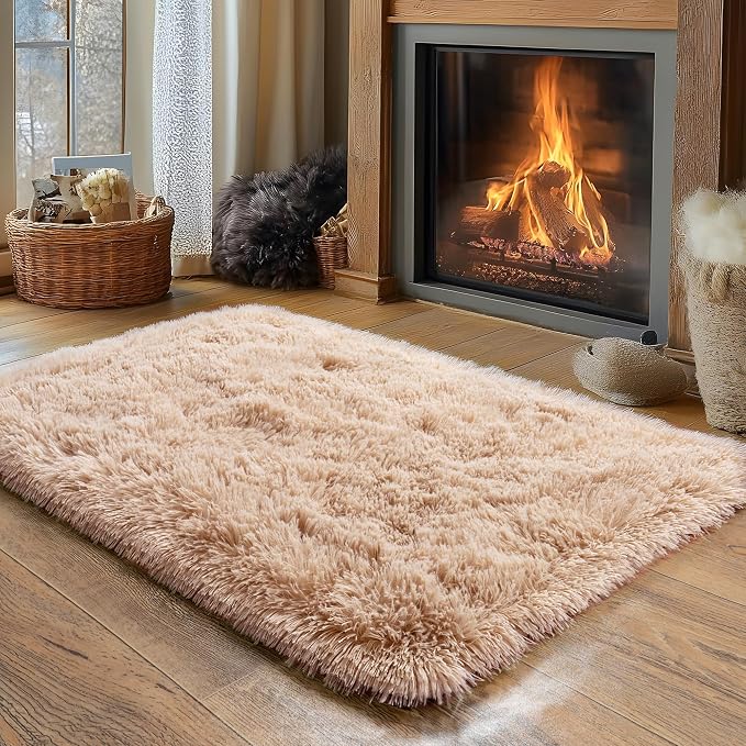 Small Area Rug, 2x3 Rug for Bedroom Shaggy Throw Rugs for Dorm Rug, Soft Shag - Image 6