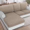 H.VERSAILTEX Sectional Couch Covers 6 Pieces Stretch Sofa Covers by HVERSAILTEX
