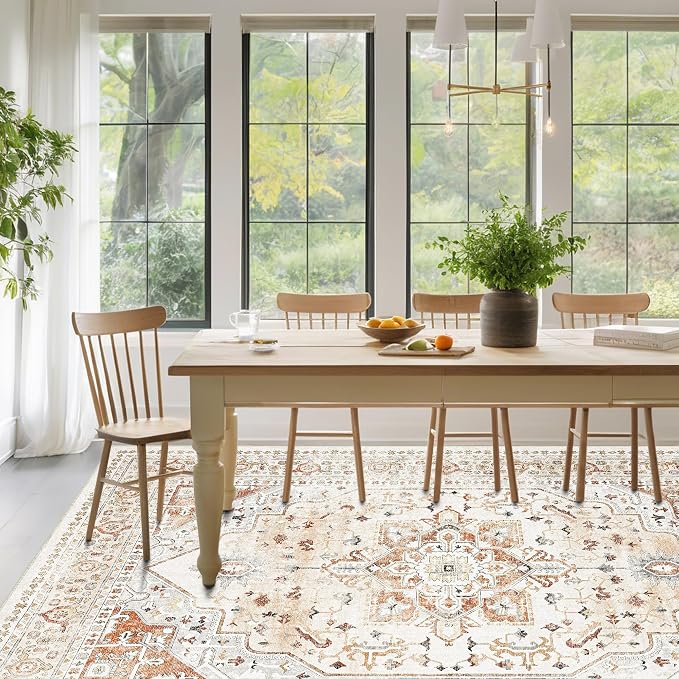 Washable Rugs 8x10 Area Rugs for Living Room, Rugs for Bedroom, Large Carpets - Image 8