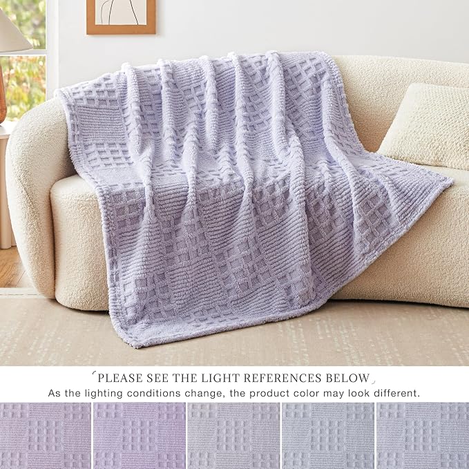 EXQ Home Fleece Throw Blanket for Couch or Bed - Image 7