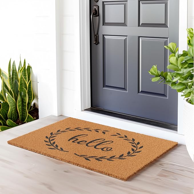 Barnyard Designs Natural Coco Coir Heavy Duty Backing Doormat - Image 2