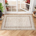 GarveeHome Modern Geometric Area Rug 2x3 Distressed Bordered Washable Non Slip by GarveeHome