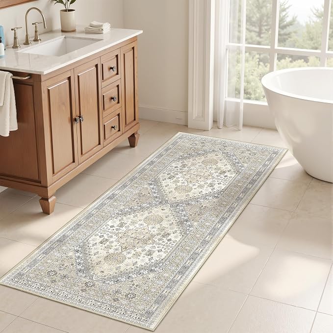 Runner Rug 2x6, Ultra-Thin Entryway Rug Non Slip Washable Rugs - Image 5