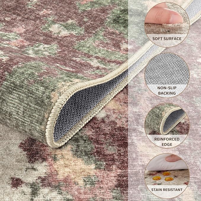 UERMEI 8x10 Area Rug Living Room Rugs - Image 7