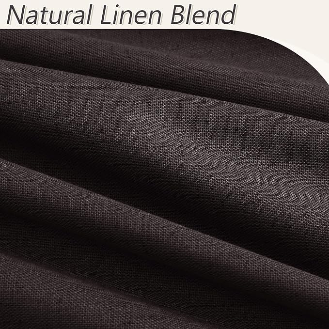 Guken 100% Blackout Curtains 102 Inch Length 2 Panels Set - Image 3