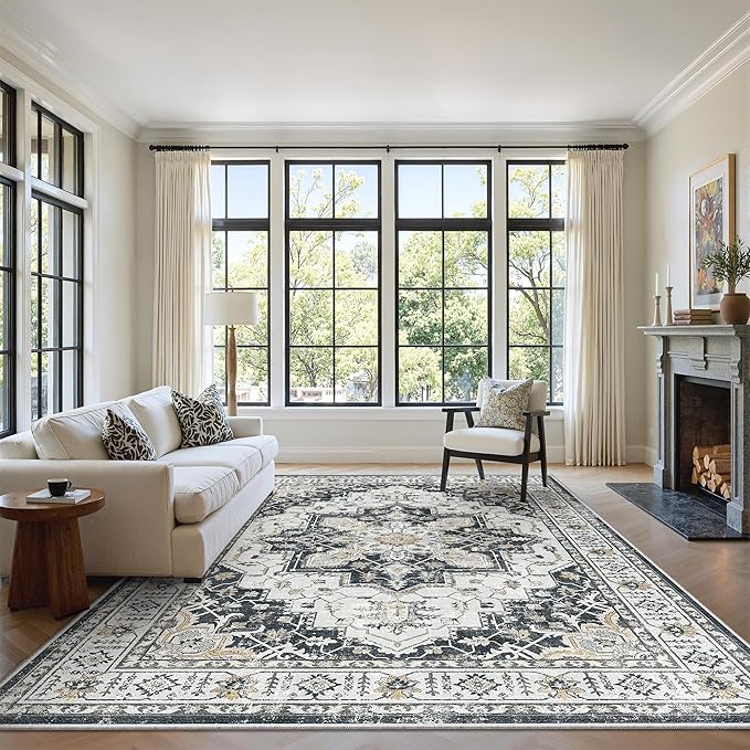 zesthome 5x7 Area Rugs, Machine Washable Rugs - Image 4