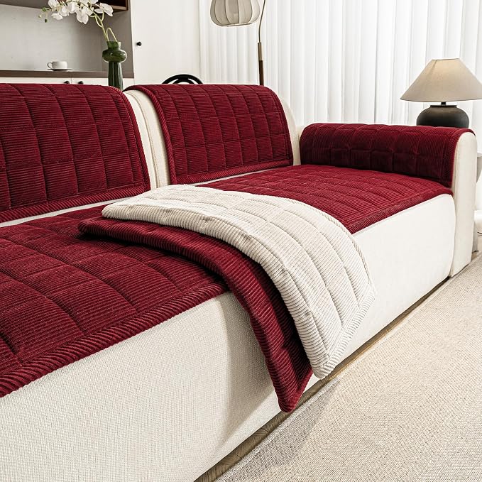 Couch Covers for Dogs Washable, 27.6"x82.7" Non Slip Couch Covers for Loveseat - Image 2