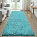 2x6 Runner Rug for Bedroom: Fluffy Shag Soft Washable Rugs Small Fuzzy Plush by VECARF