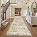 3x12 Runner Rug for Hallway, Non-Slip Long Bathroom Rugs Runner for Kitchen by Restydon