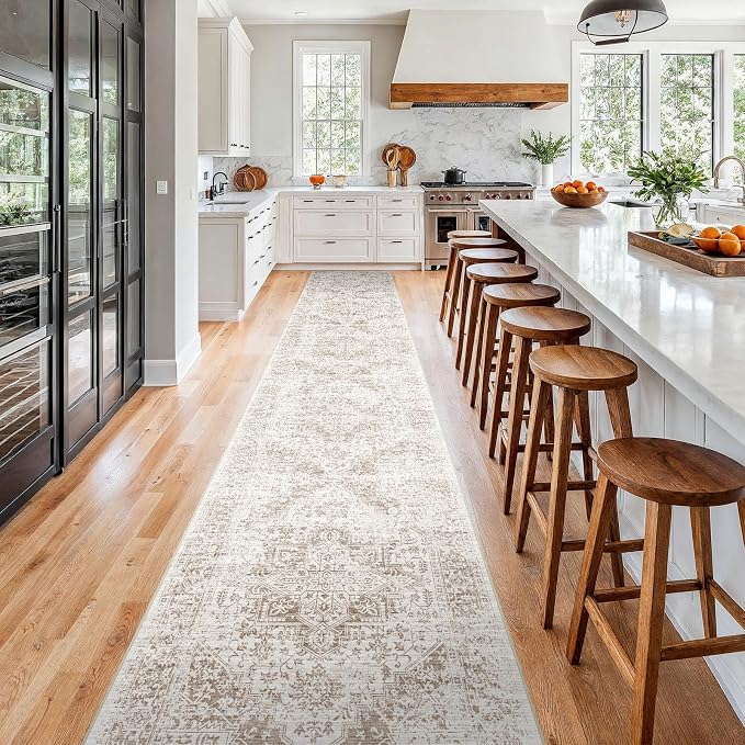3x25 Washable Hallway Runner Rug - Image 3