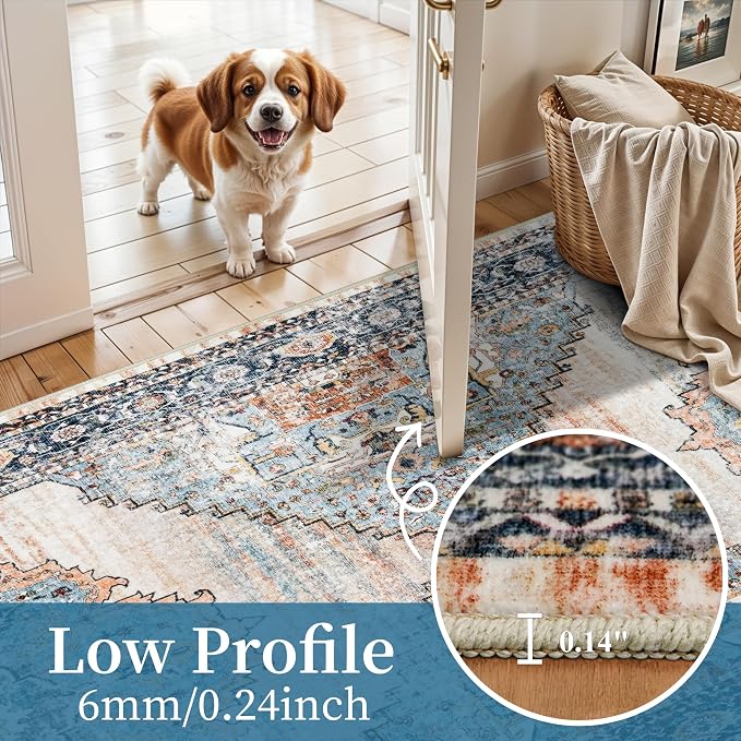 TOPRUUG 2x5 Hallway Runner Rug: Washable Non-Slip Rugs - Image 9