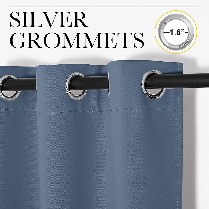 NICETOWN Kitchen Curtains Small Window Curtains & Drapes, Thermal Insulated - Image 3