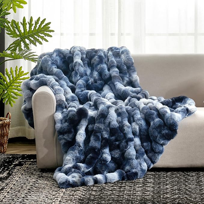Cozy Bliss Faux Fur Throw Blanket - Image 2