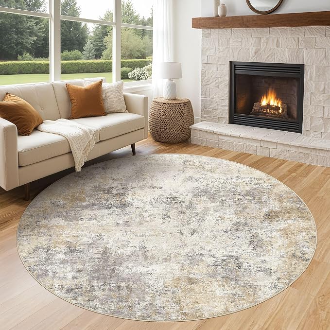 UERMEI 6ft Round Area Rug Living Room Rugs - Image 8