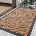 Smiry Welcome Door Mat Outside Entrance, Heavy Duty Trap Dirt and Moisture Easy by Smiry