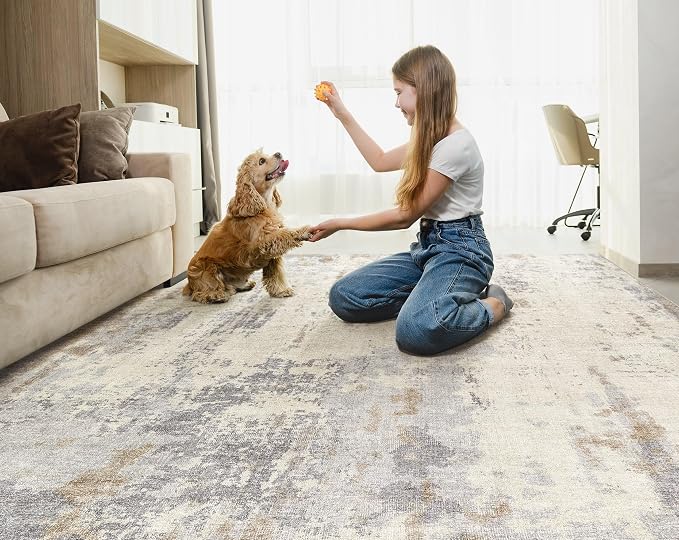 UERMEI 8x10 Area Rug Living Room Rugs - Image 7