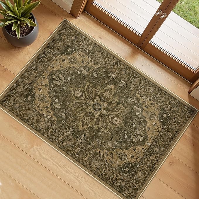 Area Rugs 2'x3' Kitchen Rugs Entry Rug Small Rugs by RELEANY
