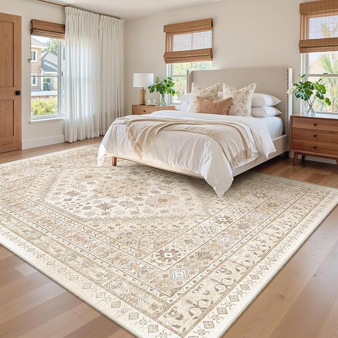 zesthome 8x12 Area Rugs, Stain Resistant Washable Rug, Ultra-Thin Rugs - Image 9