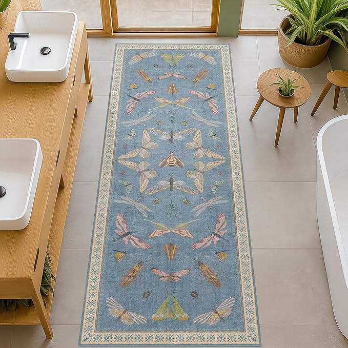Hazo Haus Boho Non Slip Kitchen Rug Runner by HazoHaus