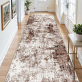 3x12 Washable Runner Rugs for Hallway: Long Abstract Runners for Entryway by WIEVEDENS