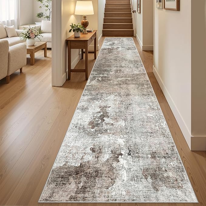 Runner Rug 2x10 Washable Non-Slip Hallway Runner Rugs - Image 2