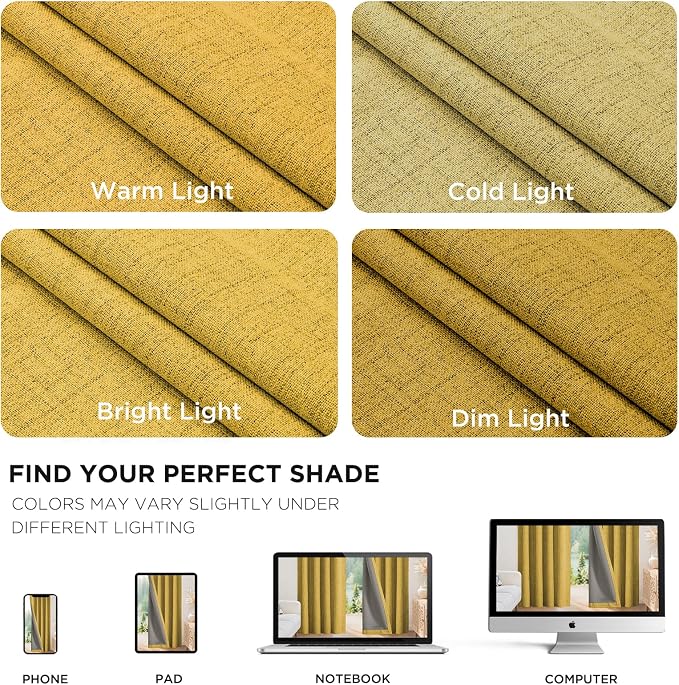 Joydeco Blackout Curtains for Bedroom - Image 9