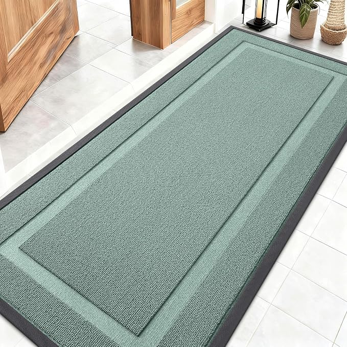 OLANLY Front Door Mat Indoor Outdoor Entrance, Waterproof All-Season, by OLANLY