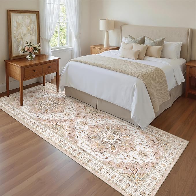 Madane Runner Rug 2'6''x8' Kitchen Runner, Hallway Runner Printed Vintage - Image 6
