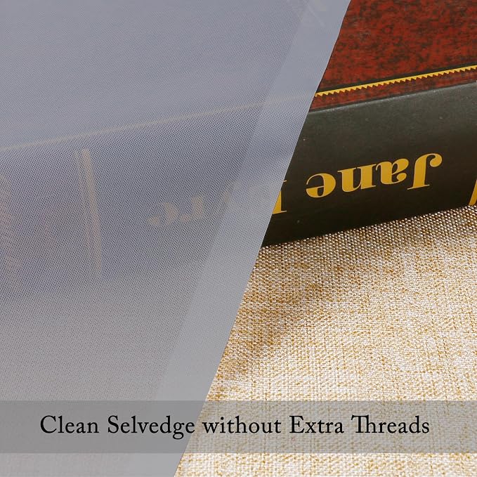 OVZME Grey Sheer Curtains - Image 4