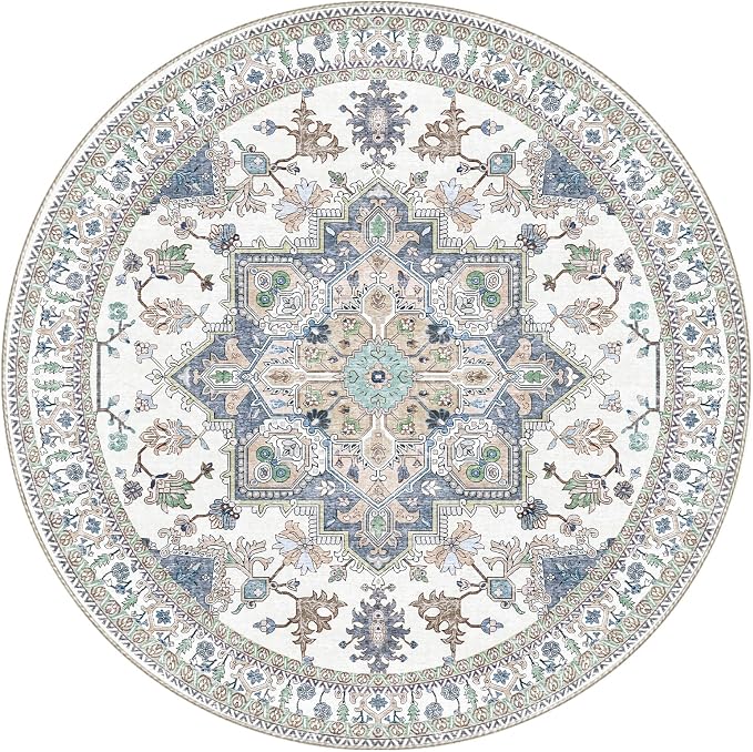 OPPODREAM Soft Round Rug 3ft, Washable Circle Rug 3ft - Image 9