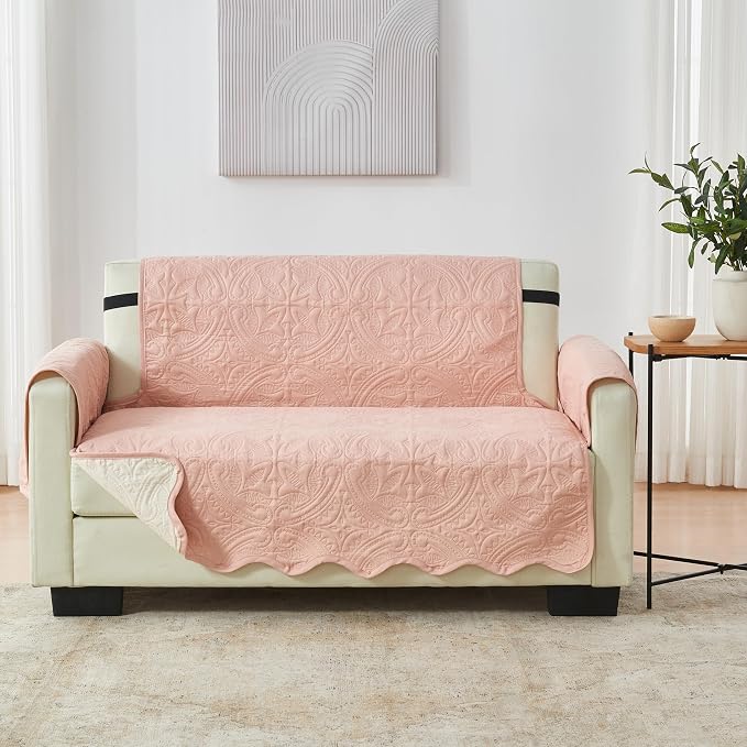 Great Bay Home Reversible Loveseat Cover by GreatBayHome