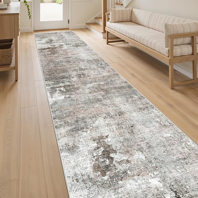 Runner Rug 2x12 Washable Non-Slip Hallway Runner Rugs - Image 3
